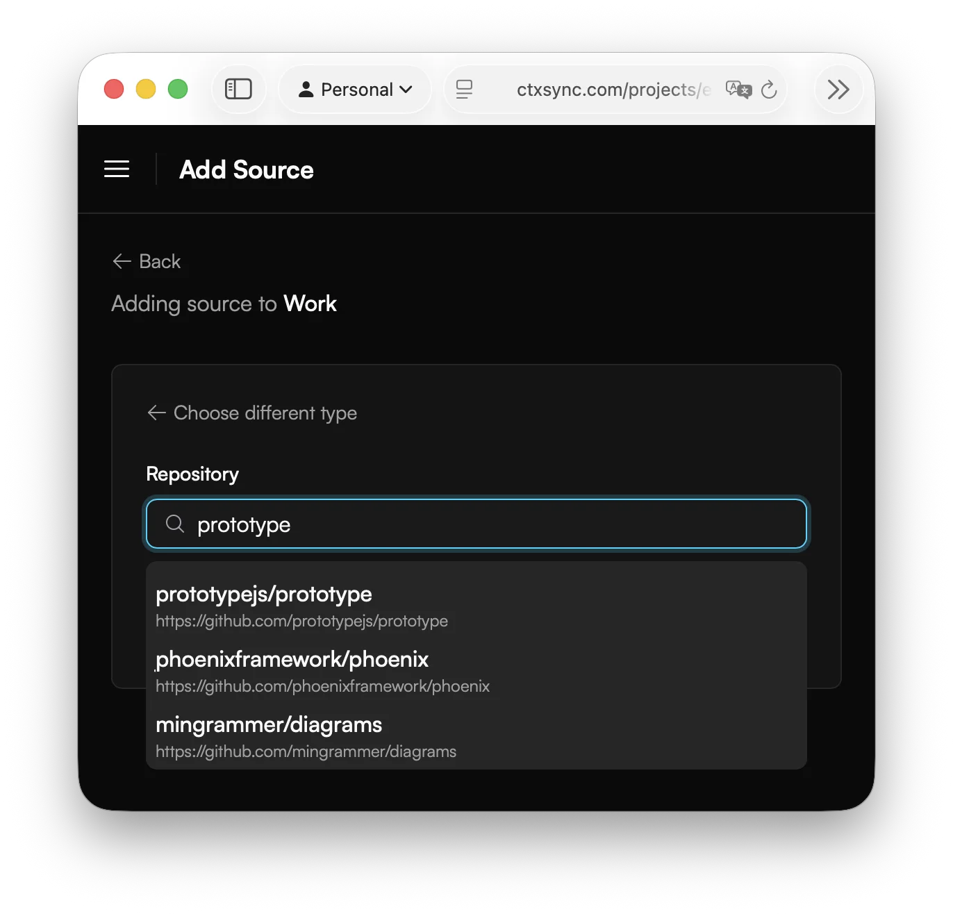 Repository List
